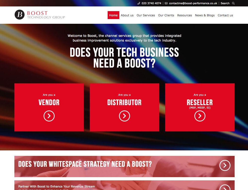 Boost Technology - Screengrab 2